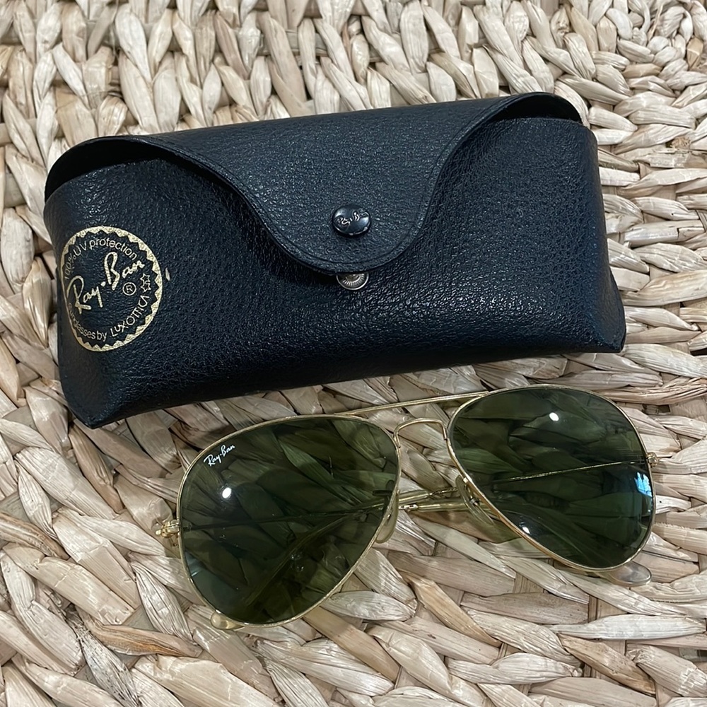 Vintage Rayban Aviator Gold plated